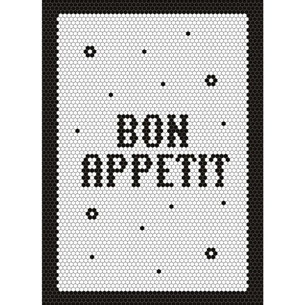 NWT Maison Lorrain 'Bon Appetit' Cotton Linen Tea Towel